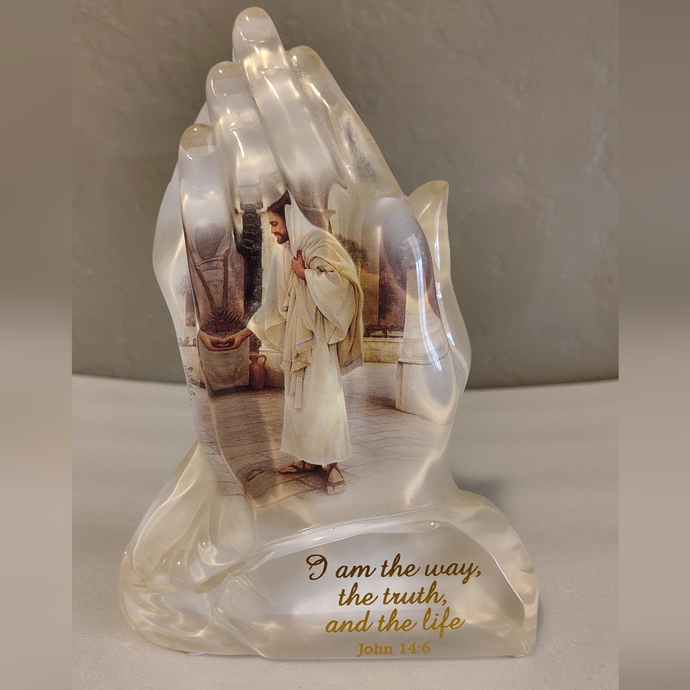 Praying Hands Resin Cast Collectible